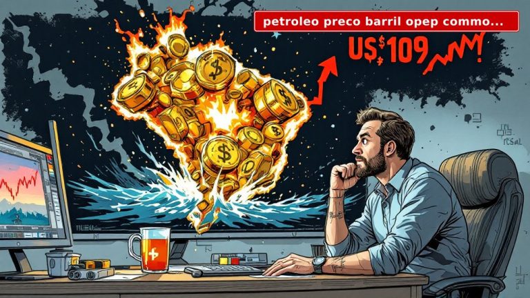 Petróleo Preço Barril Dispara a US$ 109 e Expõe o Brasil ao Risco Geopolítico
