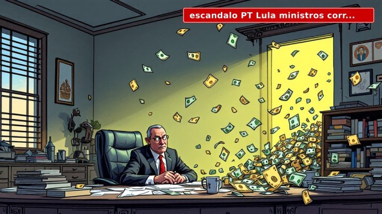 Escandalo PT Lula: ministros, corrupção e o desvio da verba federal