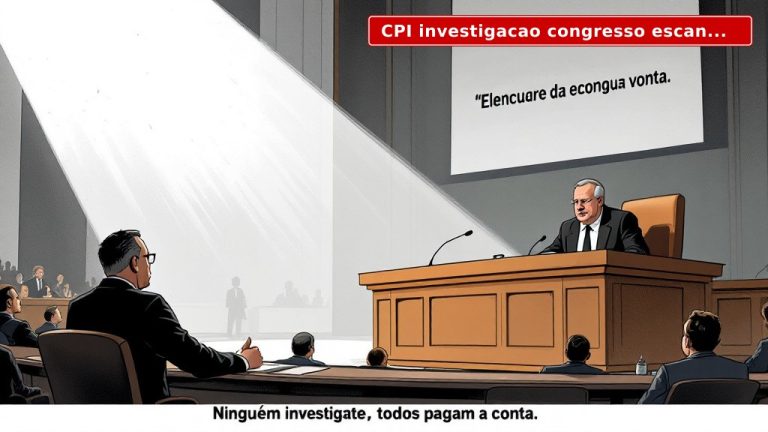 CPI investigacao congresso: o escândalo que ninguém quer investigar