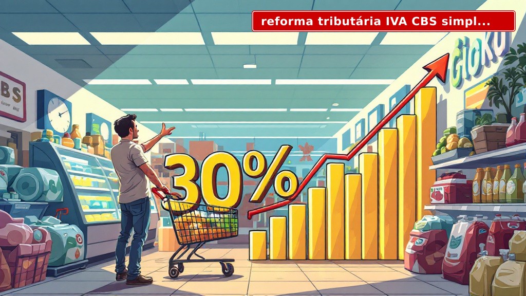 Reforma Tributária IVA: A Conta de R$ 30% que o Brasileiro Vai Pagar