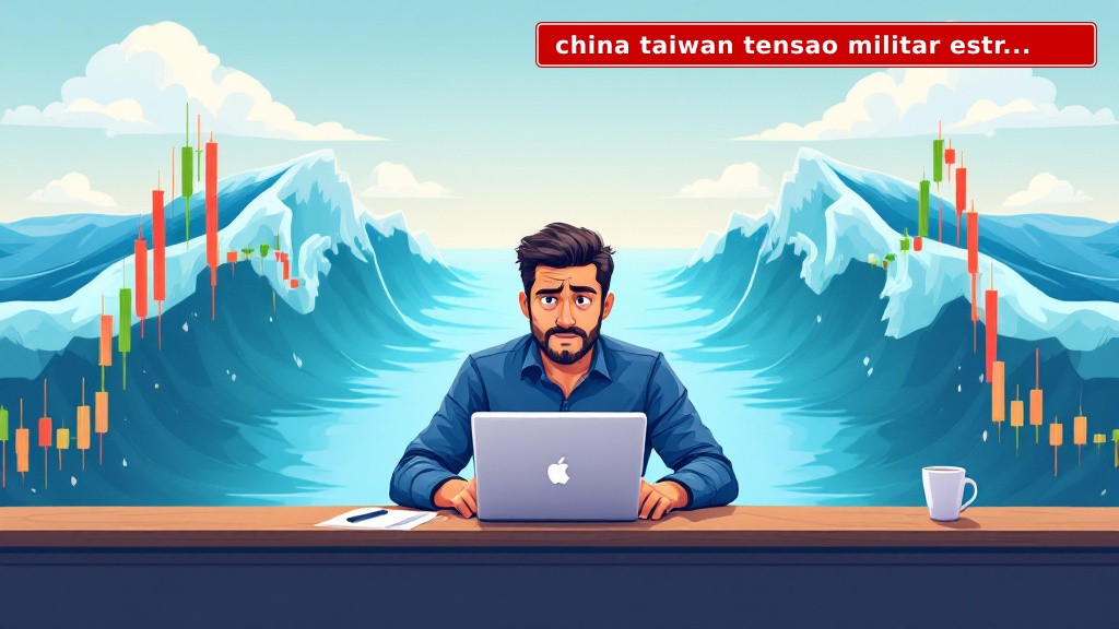 China Taiwan tensão militar: o Estreito que ameaça seu bolso