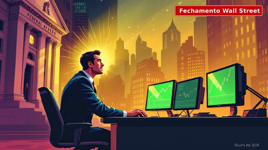 🇺🇸📈 Fechamento Wall Street — 07/10/2026: S&P 500 e Nasdaq renovam recordes enquanto Dow Jones fica para trás e Fed sinaliza juros ainda mais altos em 2026