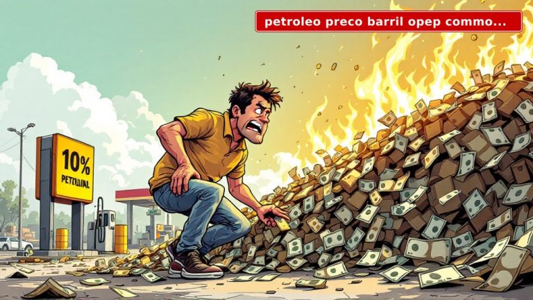 Petróleo Preço Barril Cai: A Farra Estatal Que Pesa no Seu Bolso